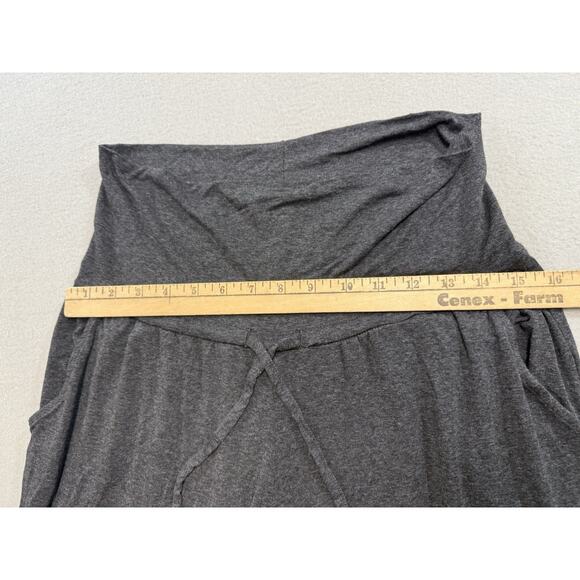 Seraphine M Gray Drawstring Stretch Comfort Maternity Jogger Pants Soft Lounge - Picture 6 of 12